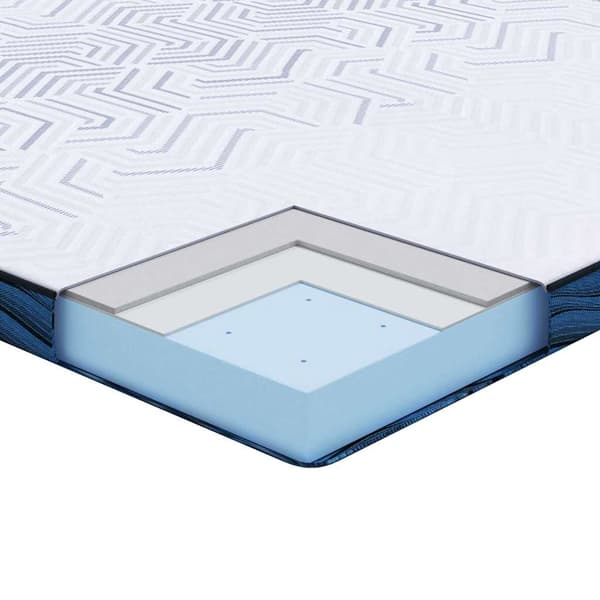vidaXL Madrasskydd Vit 90 x 200 cm Jacquardtyg