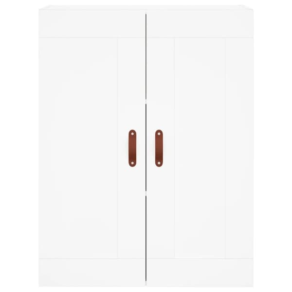 vidaXL Highboard hvit 69,5x34x180 cm konstruert tre