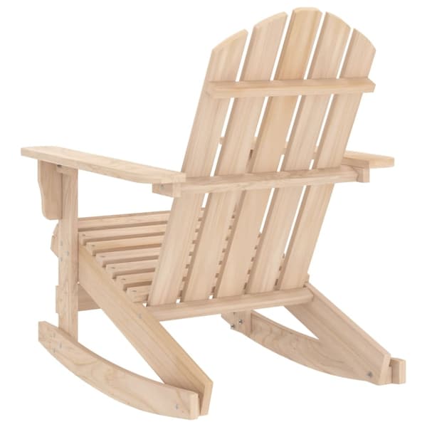 vidaXL Gungstol adirondack massivt granträ