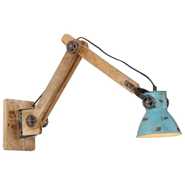 vidaXL Vegglampe 25 W denimblå 96x15x20 cm E27