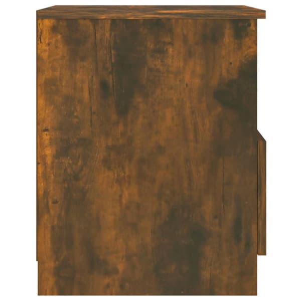vidaXL Nattbord røkt eik 40x40x50 cm konstruert tre