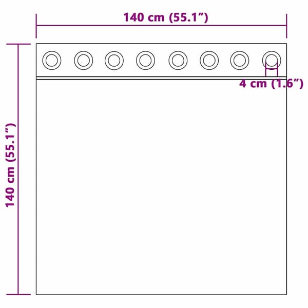 vidaXL Sammetsgardiner 2 pcs Silvergrå 140 x 140 cm Sammet