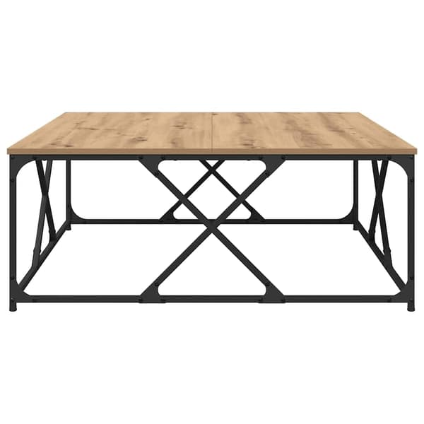 vidaXL Kaffebord Artisan Eik 100 x 100 x 40 cm Konstruert tre