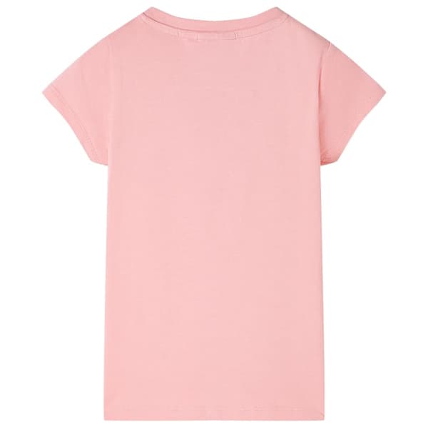 vidaXL T-shirt för barn rosa 128