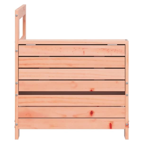 vidaXL Hagesofa med armlene og sidebord heltre douglasgran