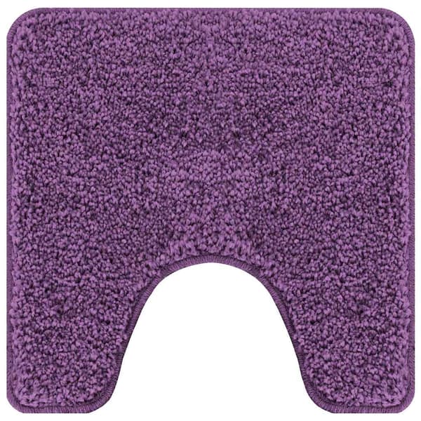 vidaXL Badmatta 3 pcs Lila 50 x 50 cm Polypropylen