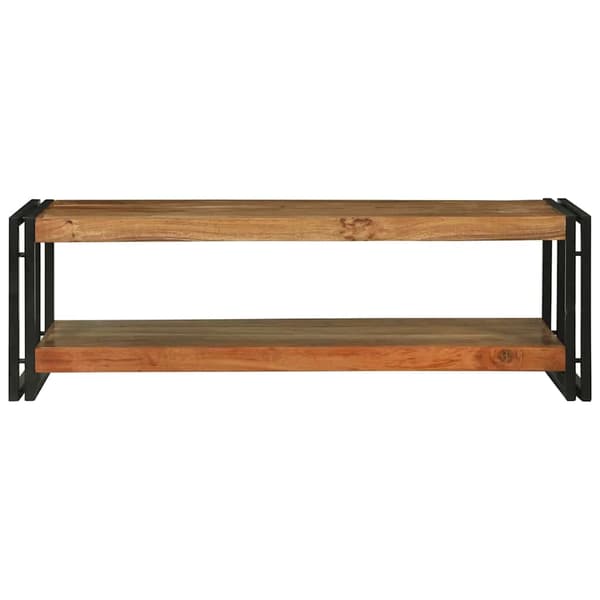 vidaXL Kaffebord Brun 120 x 50 x 38 cm Solid akasietre