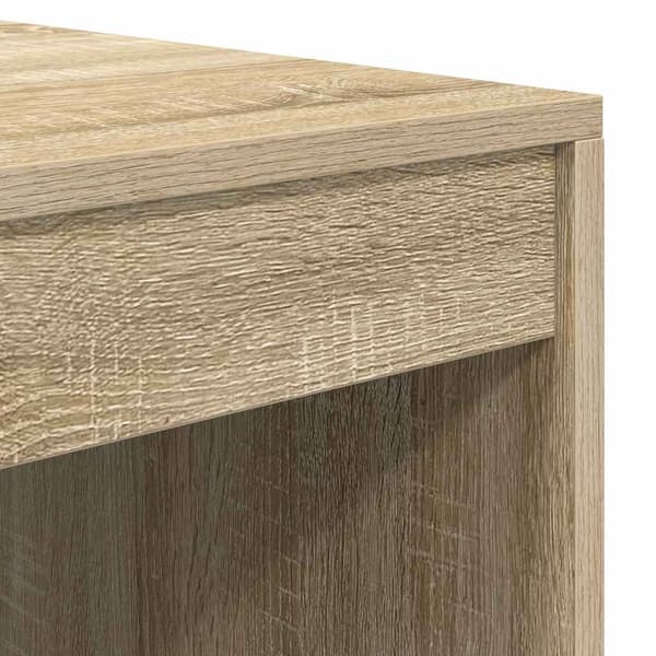 vidaXL Skrivebord Sonoma eik 80 x 50 x 76 cm