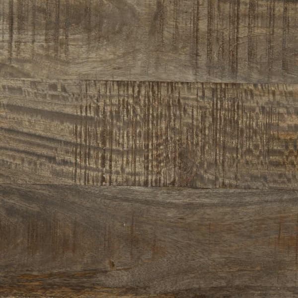 vidaXL Nattbord lysegrå 50x33x60 cm heltre mango
