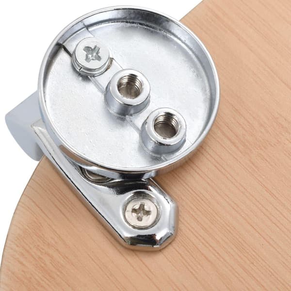vidaXL Toalettsits med lock MDF bambudesign