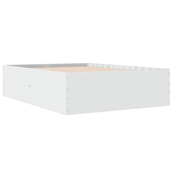 vidaXL Sengeramme hvit 120x190 cm konstruert tre