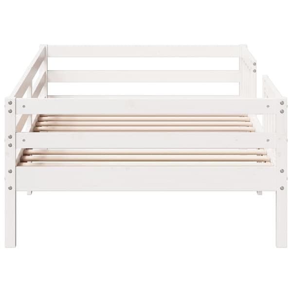 vidaXL Dagbädd Vit 80x200 cm massiv furu