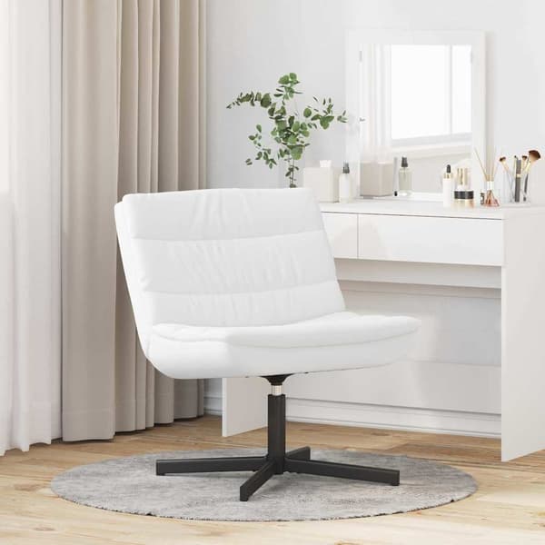 vidaXL Skrivstol Vit 63 x 75 x 76 cm PU