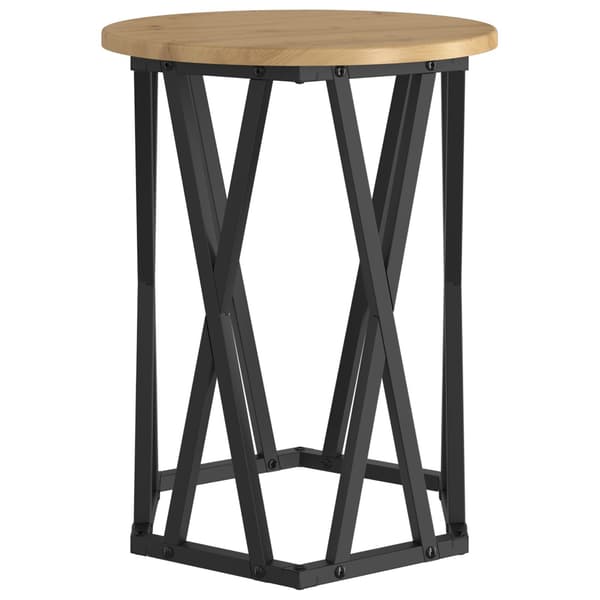 vidaXL Kaffebord 2 pcs Artisan Eik Konstruksjonsvirke og stål