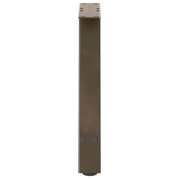 vidaXL Soffbordsben A-formade 2 st 50x(42-43) cm stål