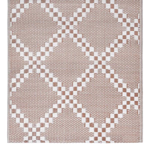 vidaXL Utomhusmatta ARAKIL brun 120x180 cm PP