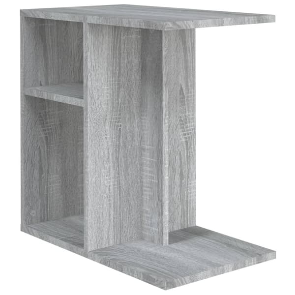 vidaXL Sidebord grå sonoma 50x30x50 cm konstruert tre