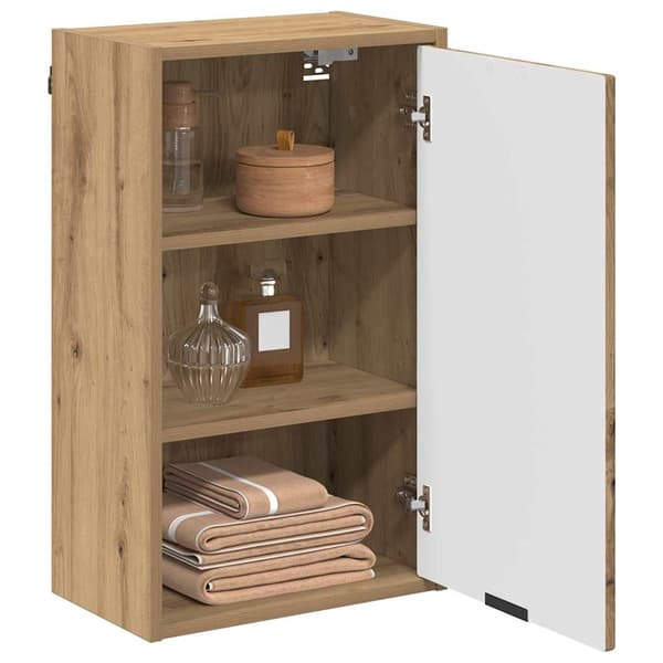 vidaXL Baderomsskap artisan eik 39 x 23.5 x 65 cm Konstruert tre