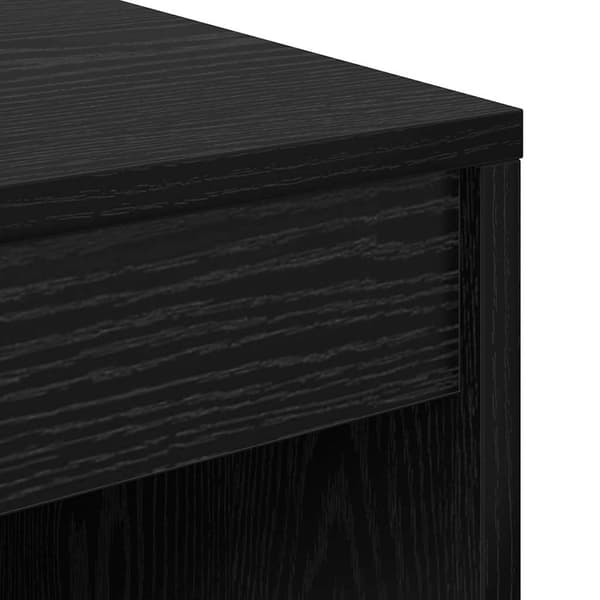 vidaXL Skrivebord Svart Eik 70 x 50 x 76 cm