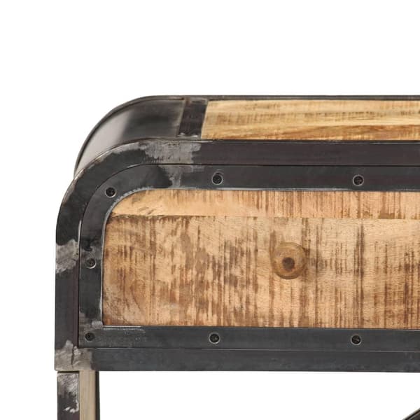 vidaXL Sidebord 120x30x75 cm heltre mango