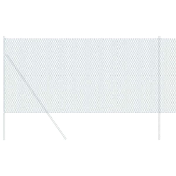 vidaXL Hexagonstängsel Grön 1,4 x 10 m PVC