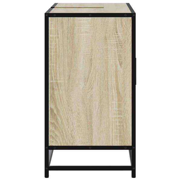 vidaXL Baderomsskap Sonoma eik 80x33x60 cm konstruert tre