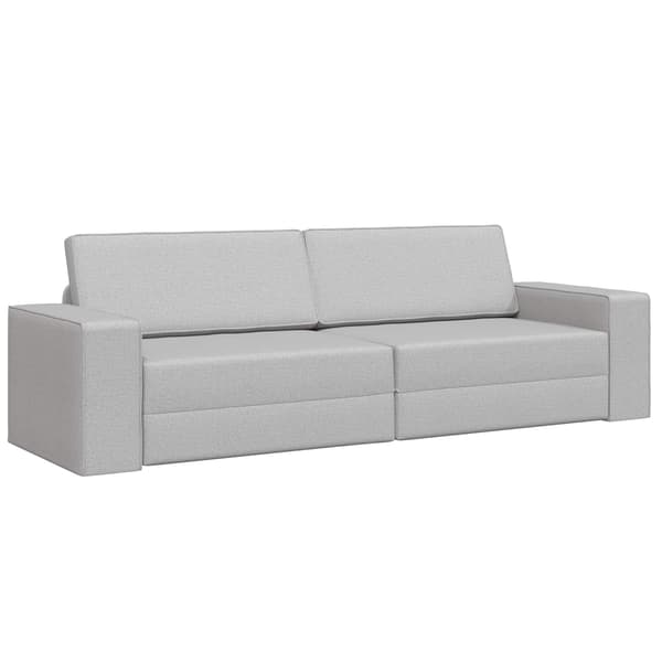 vidaXL Soffsäng Moln Grå 245 x 78 x 77 cm tyg