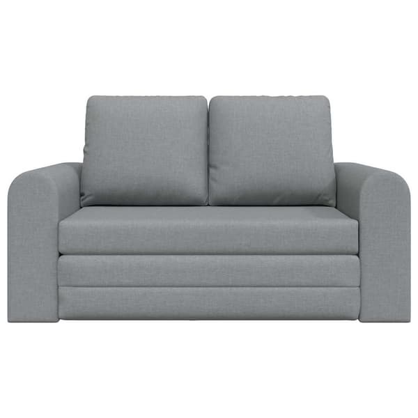 vidaXL Soffsäng 60cm Ljusgrå tyg