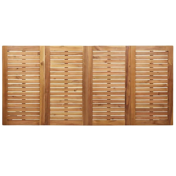 vidaXL Hage Spisegruppe 7 pcs Brun Solid akasietre