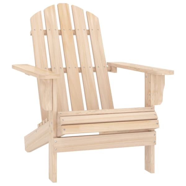 vidaXL Adirondack hagestol med bord heltre gran