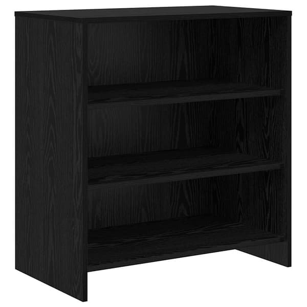 vidaXL Serviesskap 3 pcs Svart Eik 70 x 41 x 75 cm Konstruert tre