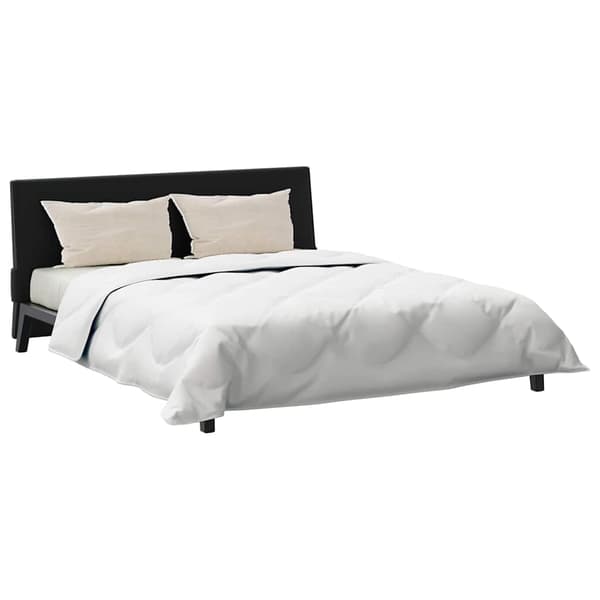 vidaXL Duntäcke med kudde 3 pcs Vit Mikrofiber