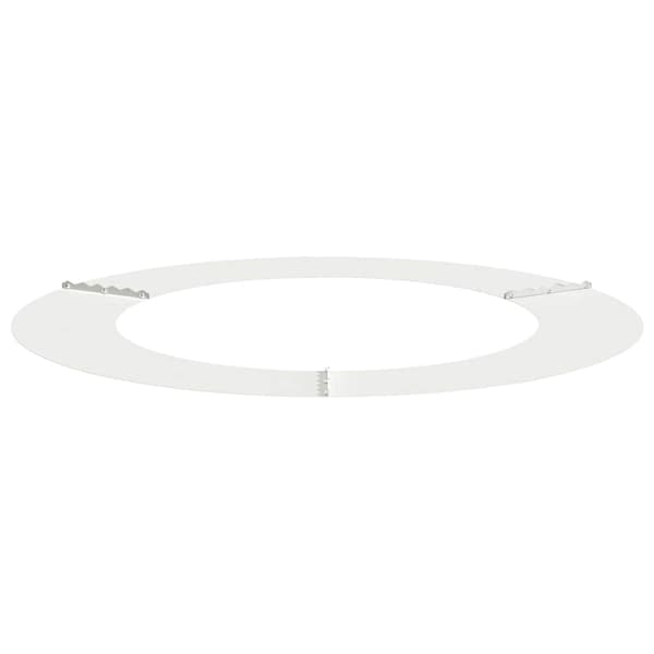 vidaXL lämplig för Flat trädring Vit Ø60 / 90 cm Stål