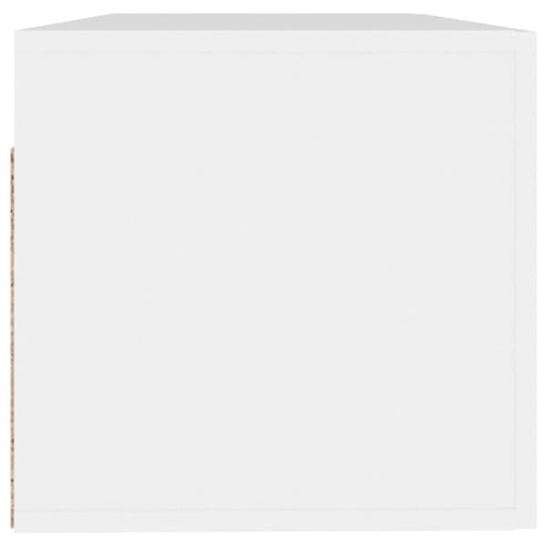 vidaXL Veggskap hvit 100x36,5x35 cm konstruert tre