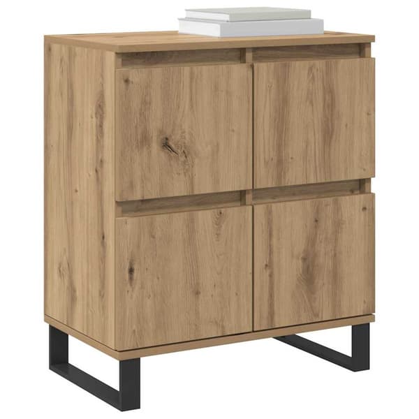 vidaXL Serviesskap Artisan Eik 60 x 35 x 70 cm