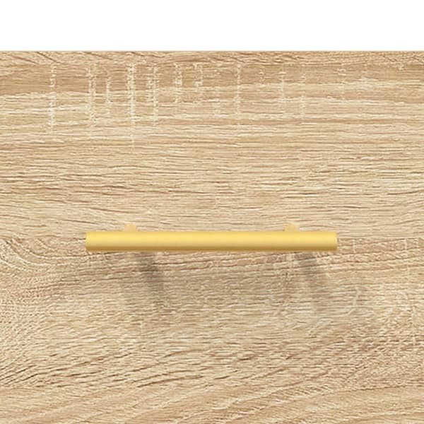 vidaXL Skjenk sonoma eik 100x36x60 cm konstruert tre