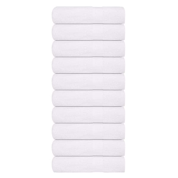 vidaXL Handdukar 10 st vit 50x100 cm 360 gsm 100% bomull