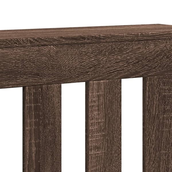vidaXL Elementskydd brun ek 175x20x82 cm konstruerat trä