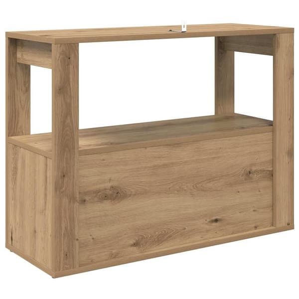 vidaXL Serviesskap artisan eik 80 x 30 x 60 cm Konstruert tre