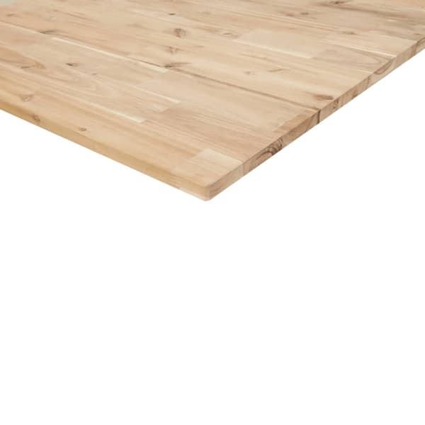 vidaXL Bordplate rektangulær 120x50x2 cm heltre akasie