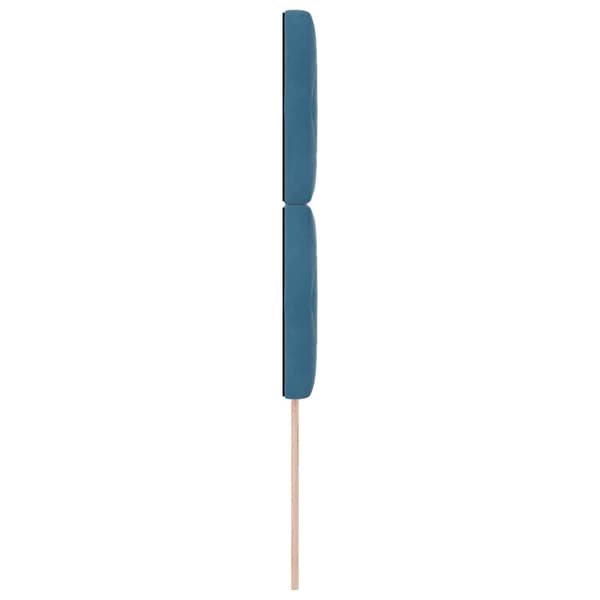 vidaXL Huvudgavel Mörkblå 90 cm Sammet