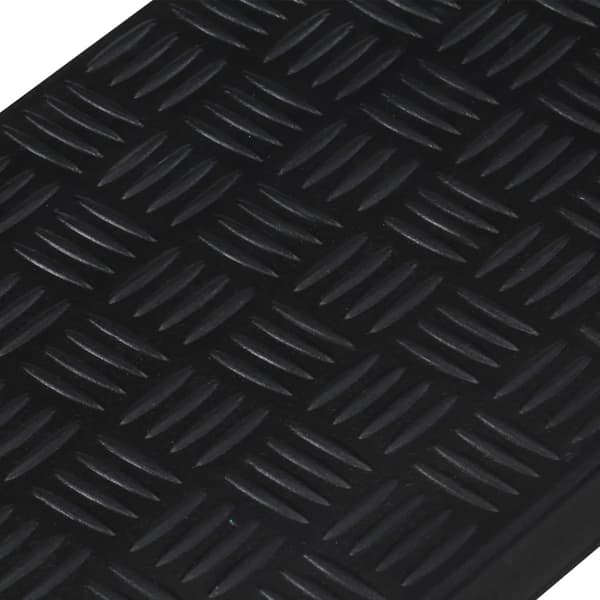 vidaXL Trappstegsmattor 5 st 25x75 cm gummi