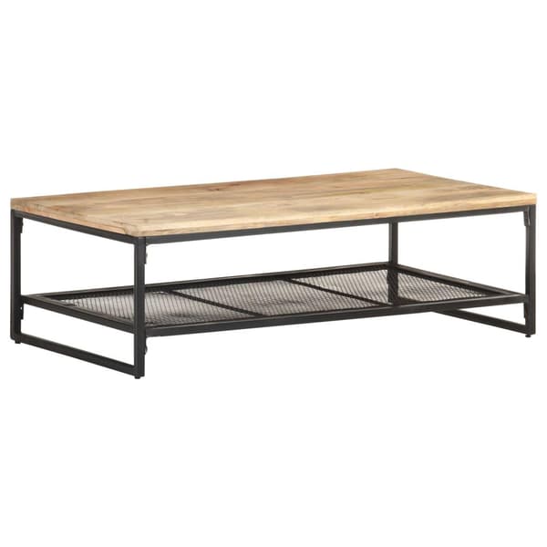 vidaXL Sofabord 110x60x35 cm heltre mango change2