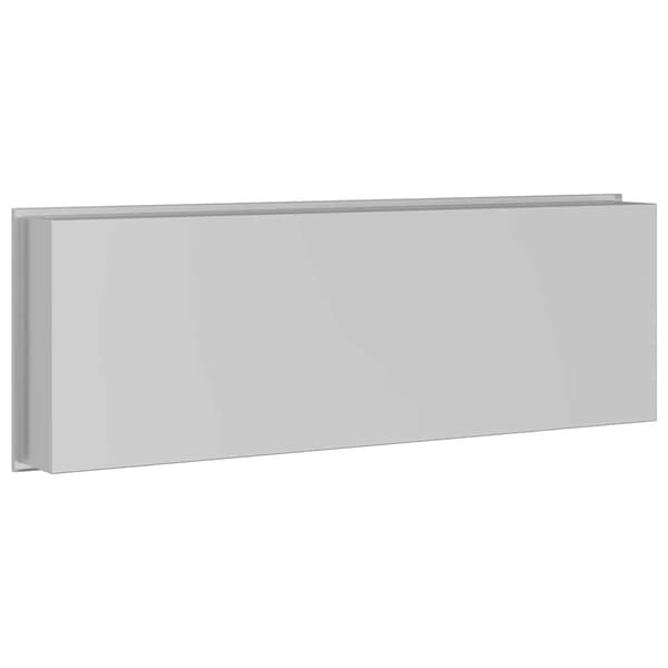 vidaXL Dusjniche sølv 90 x 30 x 9,5 cm Rustfritt Stål