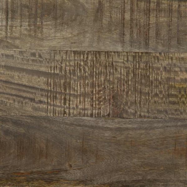 vidaXL Soffbord ljusgrått 80x50x40 cm massivt trä mango
