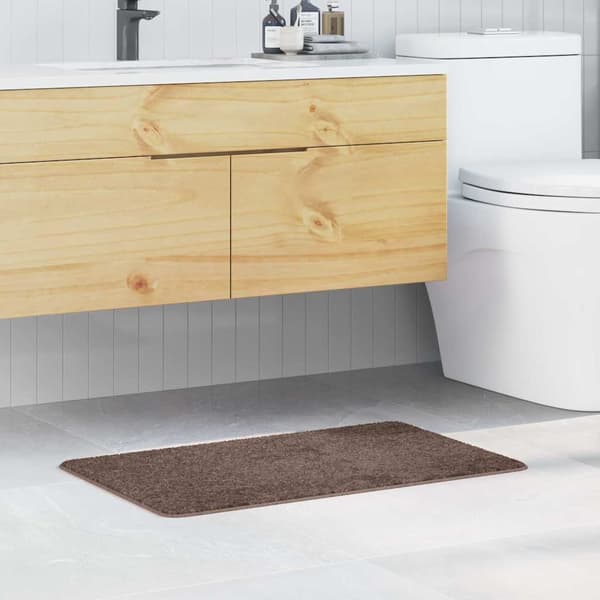 vidaXL Badematte Brun 50 x 80 cm Polypropen
