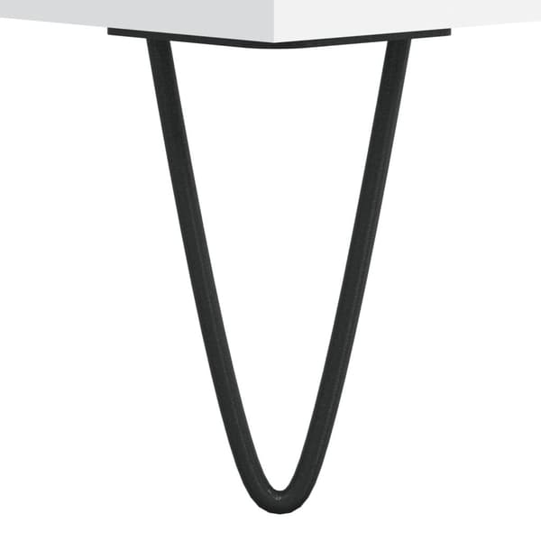 vidaXL Byrå vit 40x35x70 cm konstruerat trä