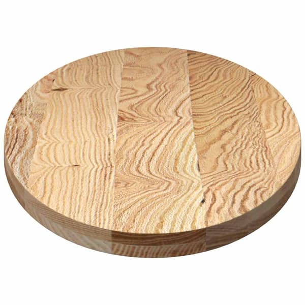 vidaXL Bordplate 140x60x4 cm oval heltre eik