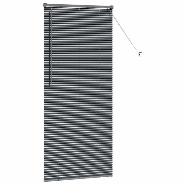 vidaXL Venetianspersienner Mørkegrå 175 x 80 cm Aluminium