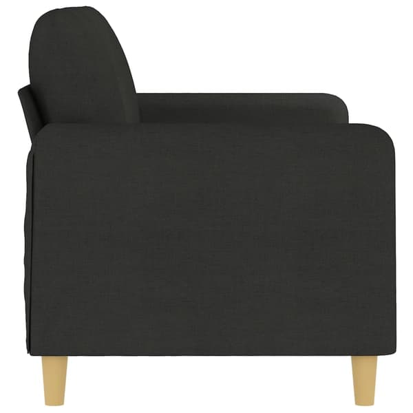 vidaXL 2-sitssoffa svart 140 cm tyg